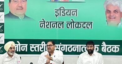 अभय चौटाला का आरोप / बीजेपी सरकार अपराधियों को दे रही है संरक्षण/ हरियाणा हत्या के मामलों में है पहले नंबर पर पहुंचा / सीएलयू सीडी कांड पर नई एसआईटी बना कर पुनः: जांच करवाए सरकार*