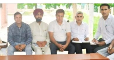 लंबित मांगो को लेकर 8 नवंबर को पानीपत में शिक्षा मंत्री ढांडा के कैंप कार्यालय पर प्रदर्शन करेंगे शिक्षक!*