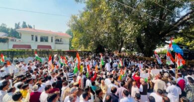 हरियाणा कांग्रेस का चंडीगढ़ में जोरदार प्रदर्शन / दमनकारी नीतियों के खिलाफ निर्णायक संघर्ष का ऐलान*