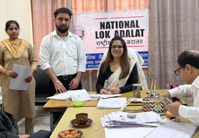 जिला न्यायालय परिसर, पंचकूला और कालका में हुआ राष्ट्रीय लोक अदालत का आयोजन/ 19,929 मामलों के निपटारे के साथ 25,844,032 रुपये की समझौता राशि भी तय*