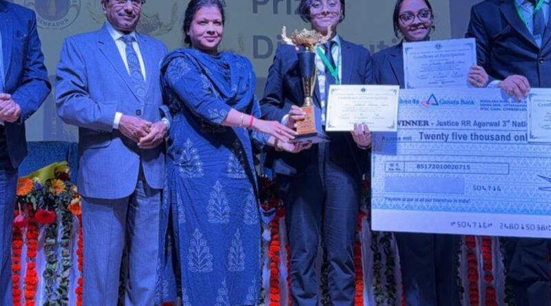 नेशनल मूट कोर्ट-2026 में पंजाब यूनिवर्सिटी का जलवा बरकरार /लगातार तीसरी बार खिताब जीतकर बनाई ‘हैट्रिक’*