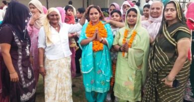 पानीपत के वार्ड-13 से शिखा पंचाल बनी निर्विरोध जिला पार्षद*