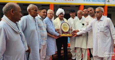 *सेवानिवृत्त वरिष्ठ आईएएस जयबीर सिंह आर्य का पैतृक गांव मिर्चपुर में हुआ ऐतिहासिक अभिनन्दन*