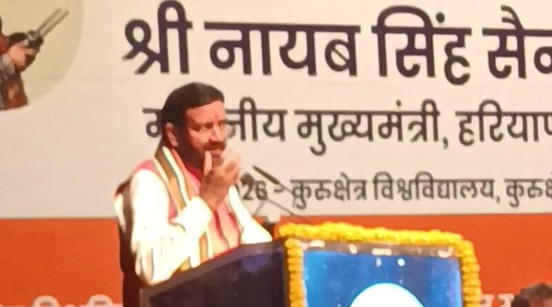 सशक्त नारी, सशक्त समाज, सशक्त राष्ट्र विषय पर सीएम सैनी ने कहा पीएम मोदी ने पानीपत से कहा था ‘बेटी बचाओ, बेटी पढ़ाओ’*